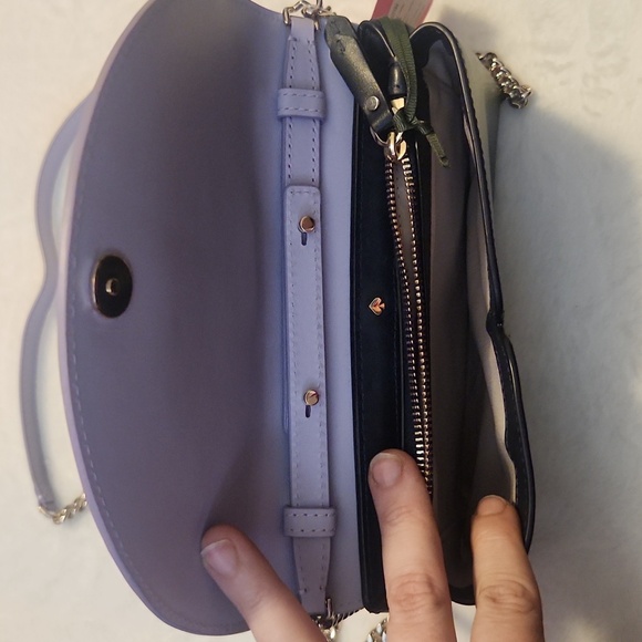 RARE *HOST PICK* Kate Spade NY Spademals Smitten Kitten wallet on chain - Picture 7 of 11